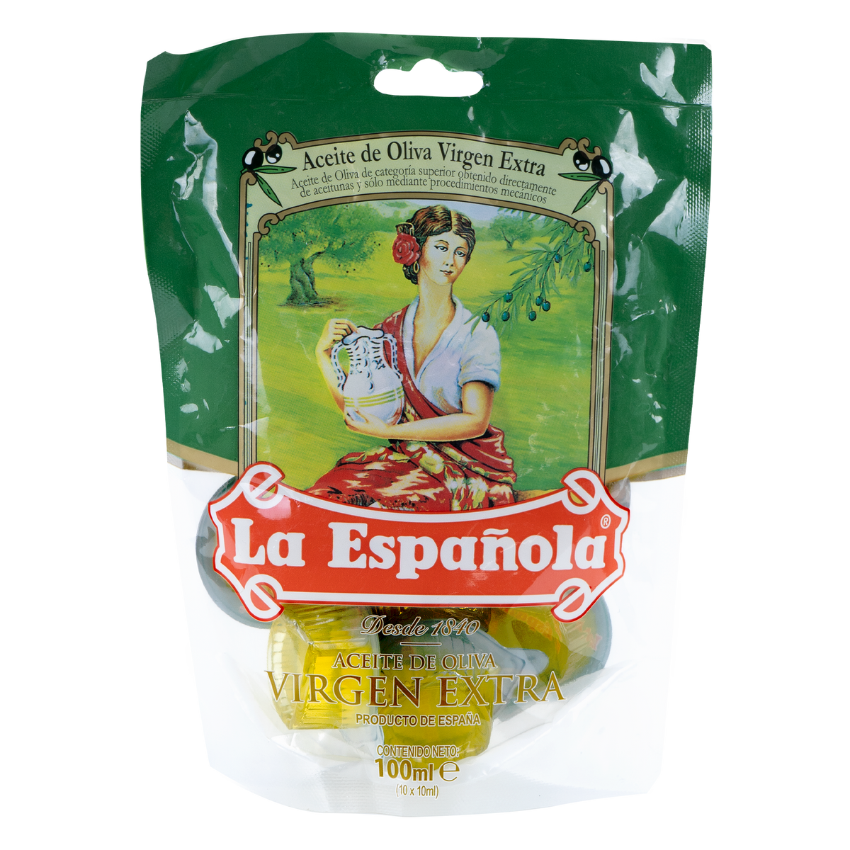 Bolsa de 10 monodosis de Aceite de Oliva Virgen Extra de 10 ml